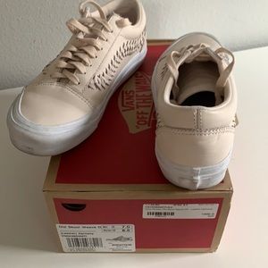 Vans - old skool weave leather sneakers